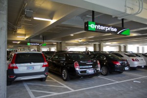 Enterprise car rental facility