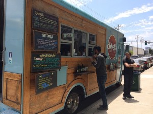 Outdoor food truck