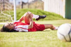 Girl Injured Playing Soccer